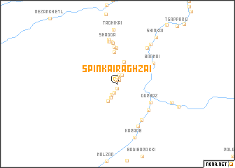 map of Spinkai Raghzai