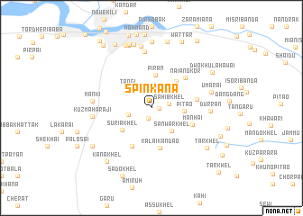 map of Spin Kana