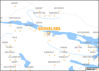 map of Spinkelnäs