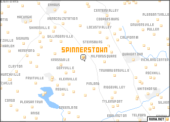 map of Spinnerstown