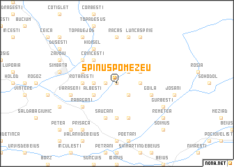 map of Spinuş-Pomezeu