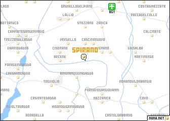 map of Spirano