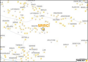 map of Spirići