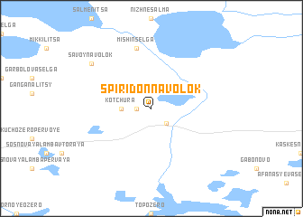 map of Spiridon-Navolok