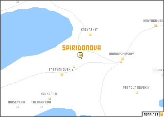 map of Spiridonova