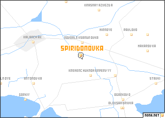 map of Spiridonovka