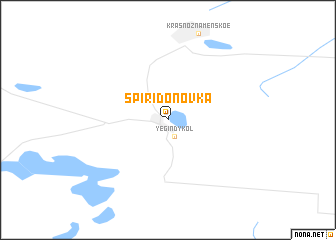 map of Spiridonovka