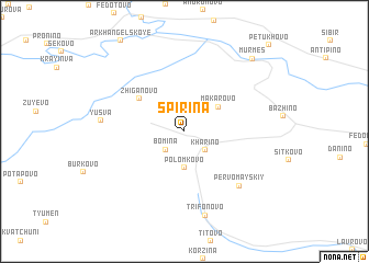 map of Spirina