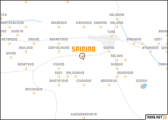 map of Spirino