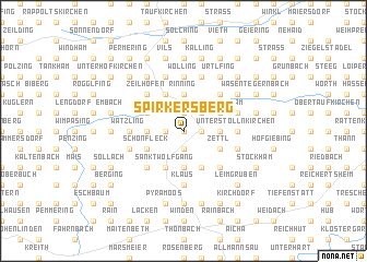 map of Spirkersberg