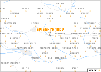 map of Spišský Hrhov