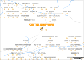 map of Spital am Pyhrn