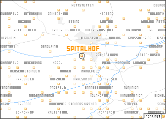 map of Spitalhof