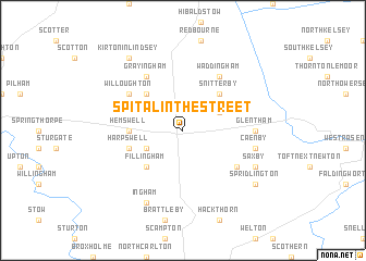 map of Spital in the Street