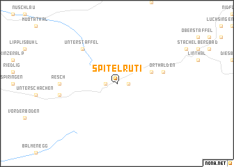 map of Spitelrüti
