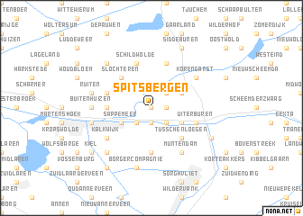 map of Spitsbergen