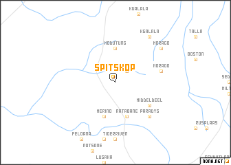 map of Spitskop