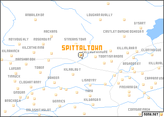 map of Spittaltown