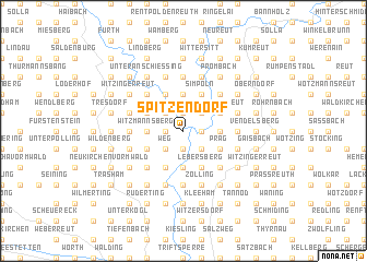 map of Spitzendorf