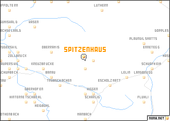 map of Spitzenhaus