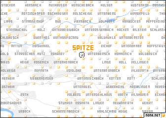 map of Spitze