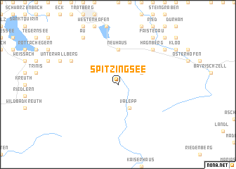 map of Spitzingsee