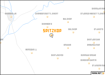 map of Spitzkop