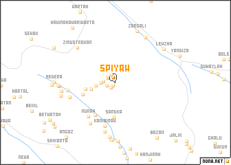 map of Spiyāw