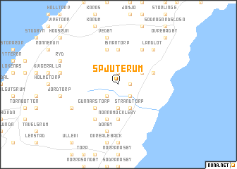 map of Spjuterum