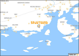 map of Spjutsund