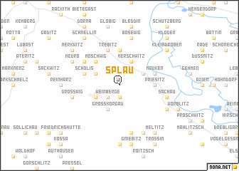 map of Splau