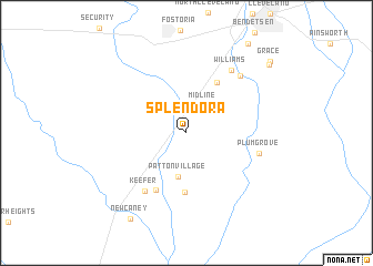 map of Splendora