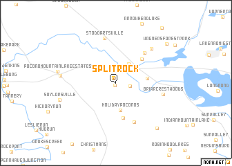 map of Split Rock