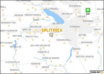 map of Split Rock