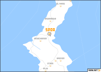 map of Spóa