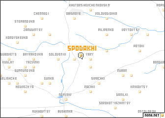 map of Spodakhi