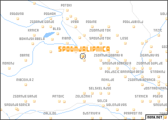 map of Spodnja Lipnica