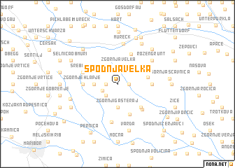 map of Spodnja Velka