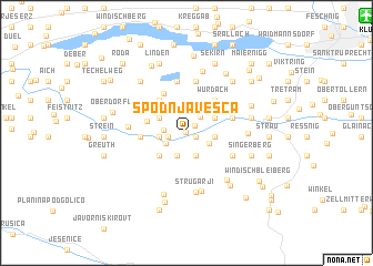 map of Spodnja Vesca