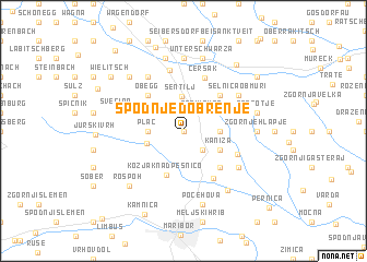 map of Spodnje Dobrenje