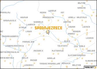 map of Spodnje Zreče