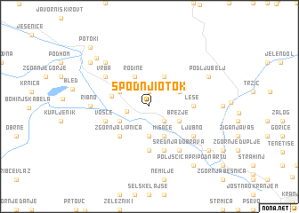 map of Spodnji Otok