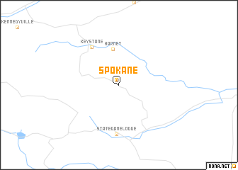 map of Spokane