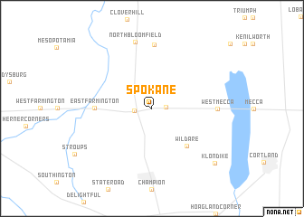 map of Spokane