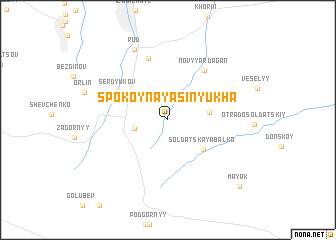 map of Spokoynaya-Sinyukha