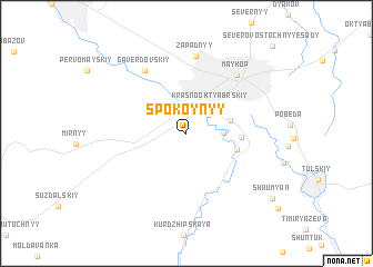 map of Spokoynyy