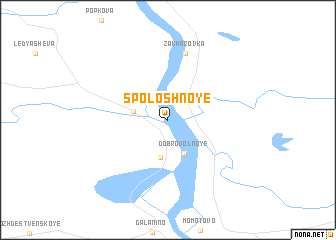 map of Spoloshnoye