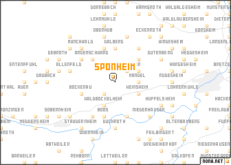 map of Sponheim