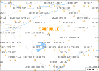 map of Sponville