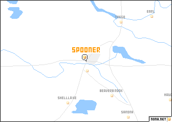 map of Spooner